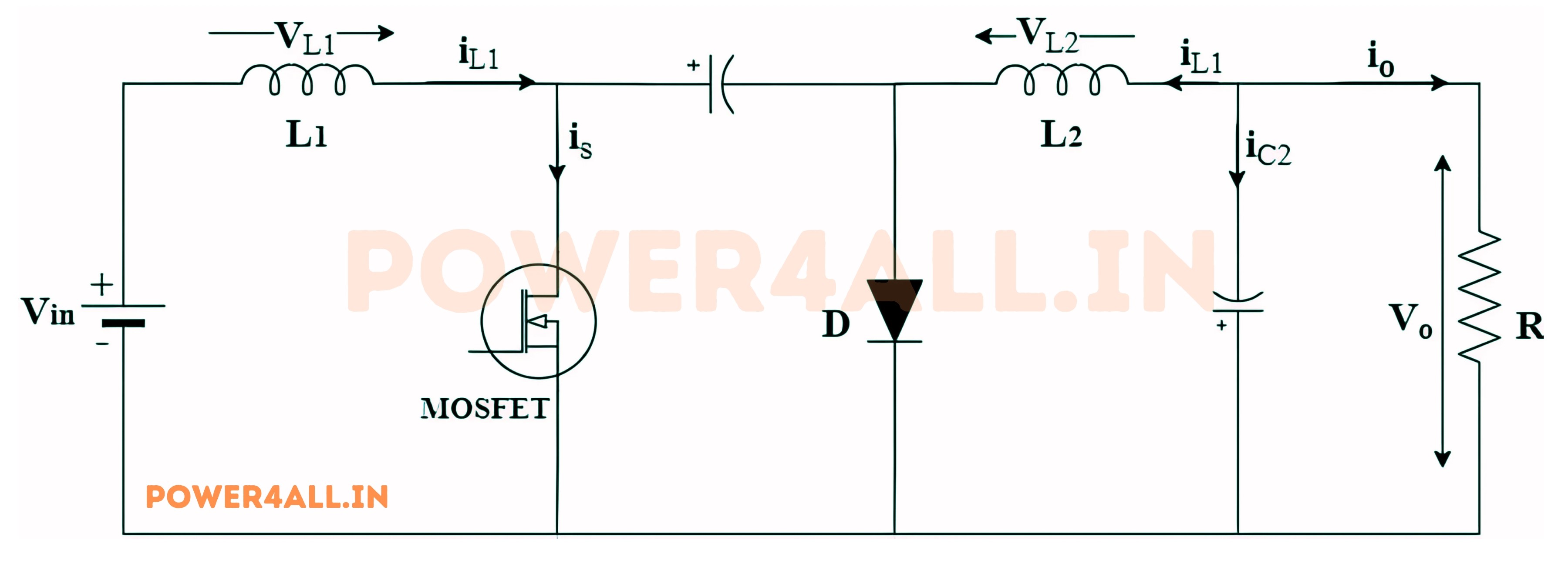 Cuk Converter Circuit